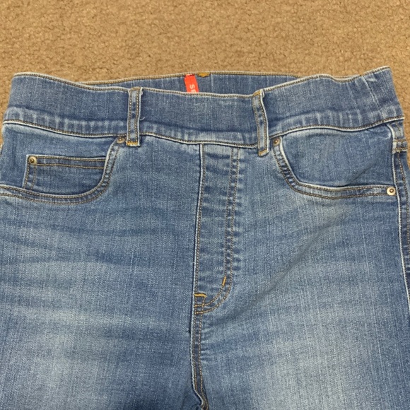 SPANX Women's Straight Leg Jeans in Light Blue Sz M - Picture 3 of 8